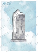 Памятник-ангел из мрамора 25