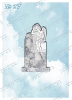 Памятник-ангел из мрамора 27