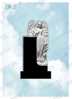 Памятник-ангел из гранита 3