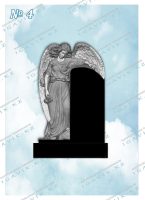 Памятник-ангел из гранита 4