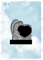 Памятник-ангел из гранита 5