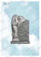 Памятник-ангел из мрамора 9